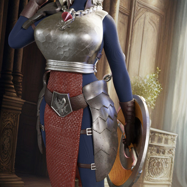 The Queens Guard - Presupported - QB Works 3D print model_6