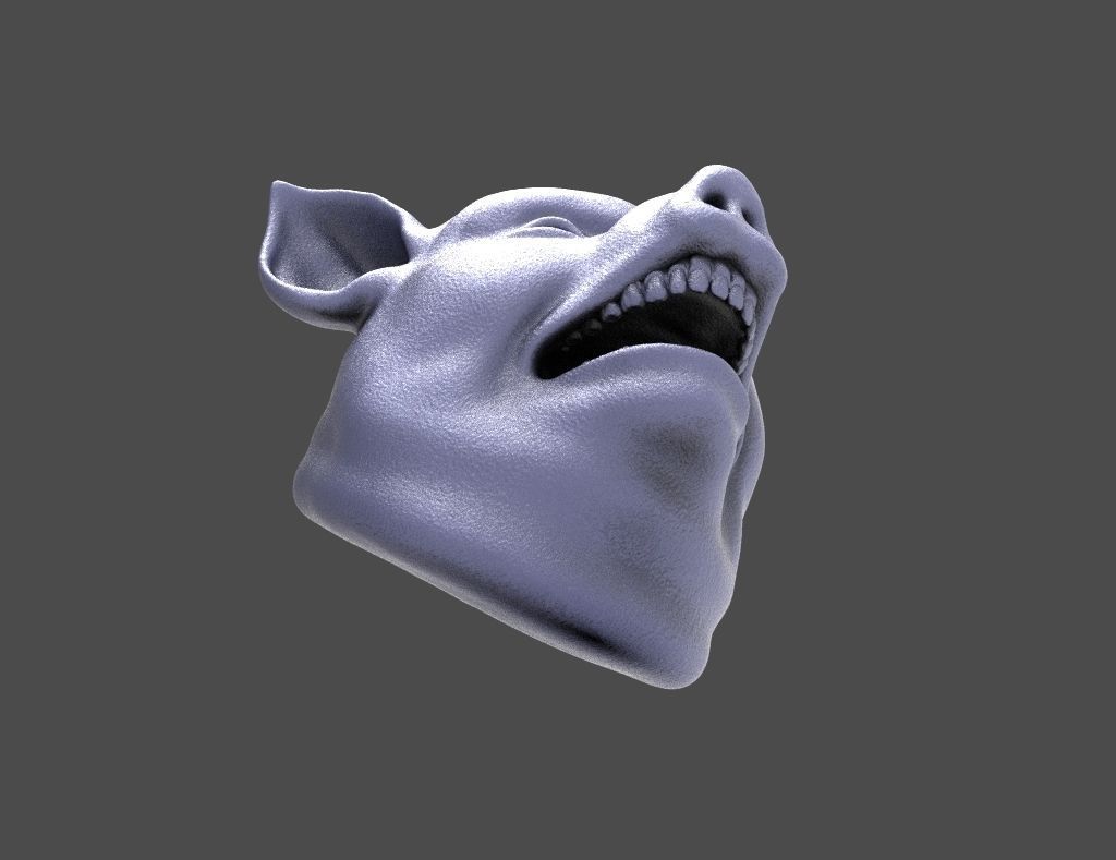 HEAD-Pig16 high poly sculpt 3D model_5