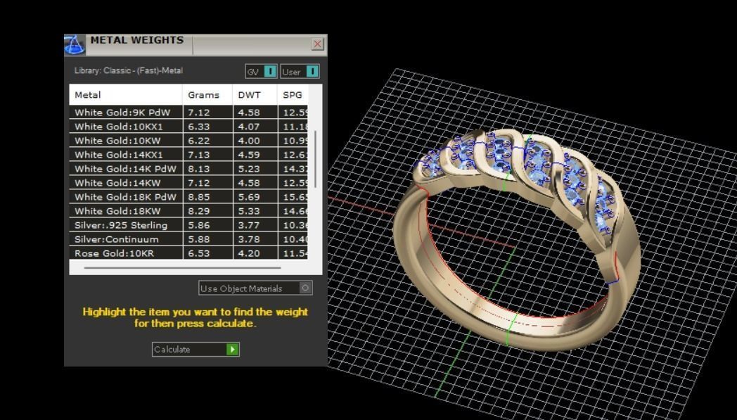 Engagement Ring 3D print model_13