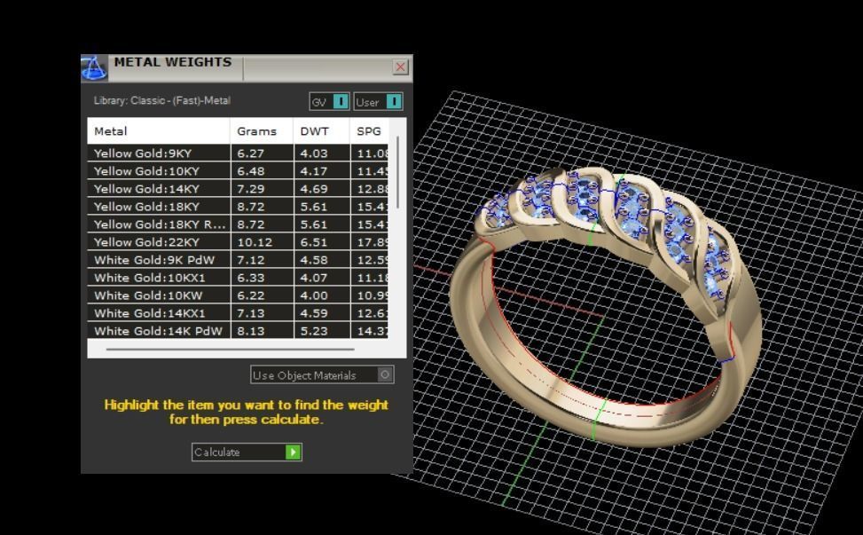 Engagement Ring 3D print model_12