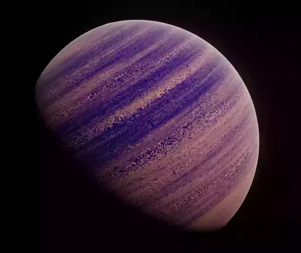 Planet Space Gas Giant Ready to game Free low-poly 3D model Planet Space Gas Giant Ready to game Free low-poly 3D model