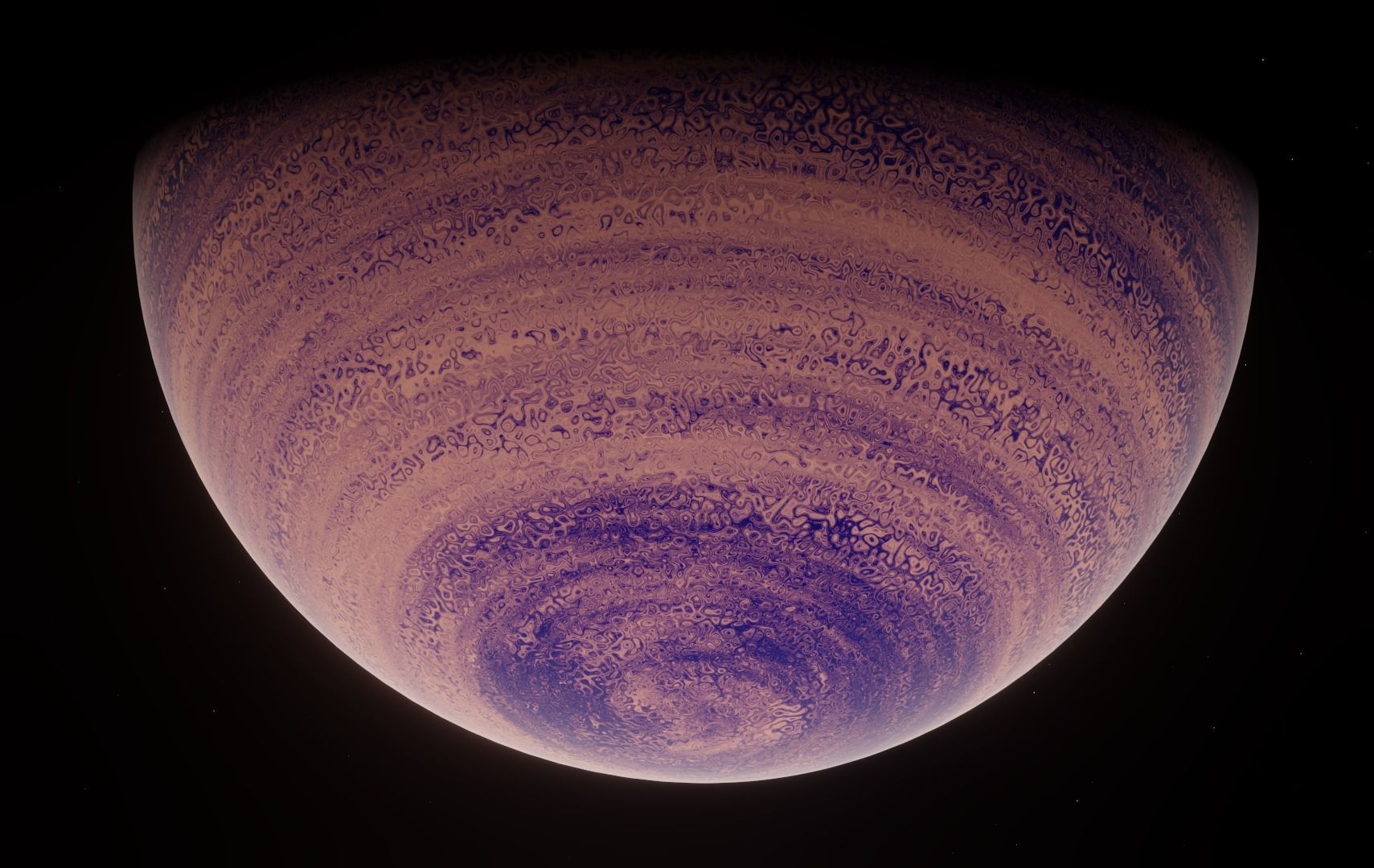 Planet Space Gas Giant Ready to game Free low-poly 3D model_15