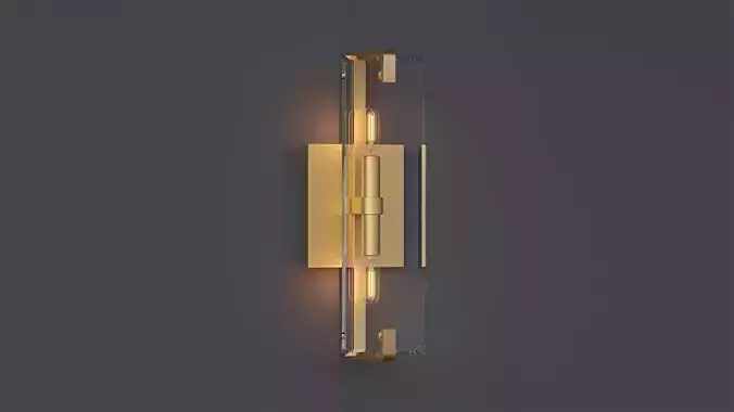 Marbuzet Linear Sconce 3D model