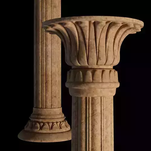 Fantasy egyptian column