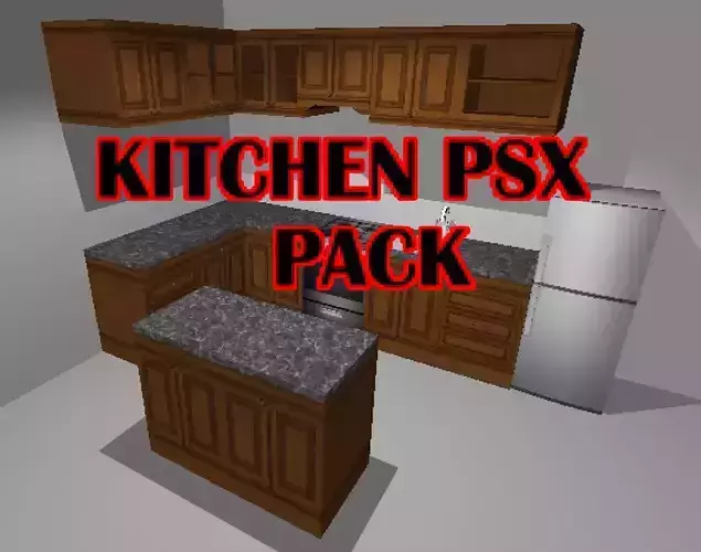 Kitchen PSX asset pack