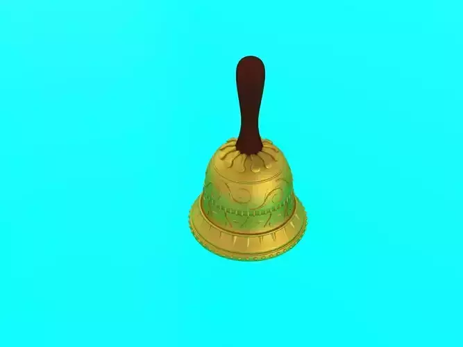 Ornated bell 3D print model