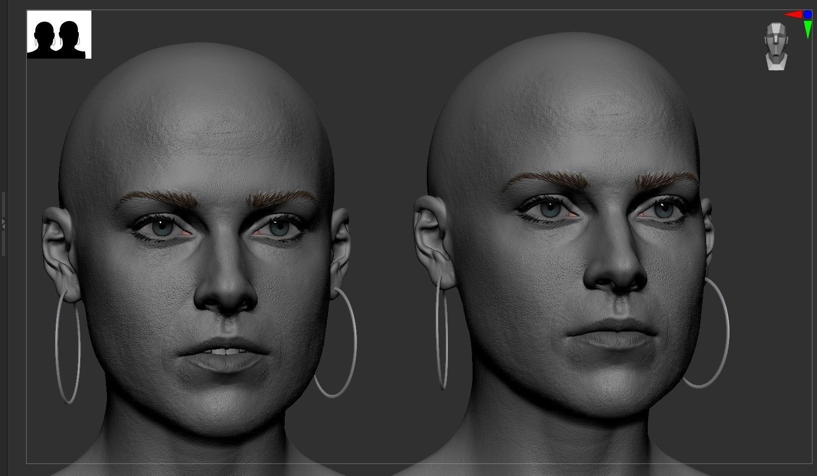 Ali Larter Likeness 3D model_9