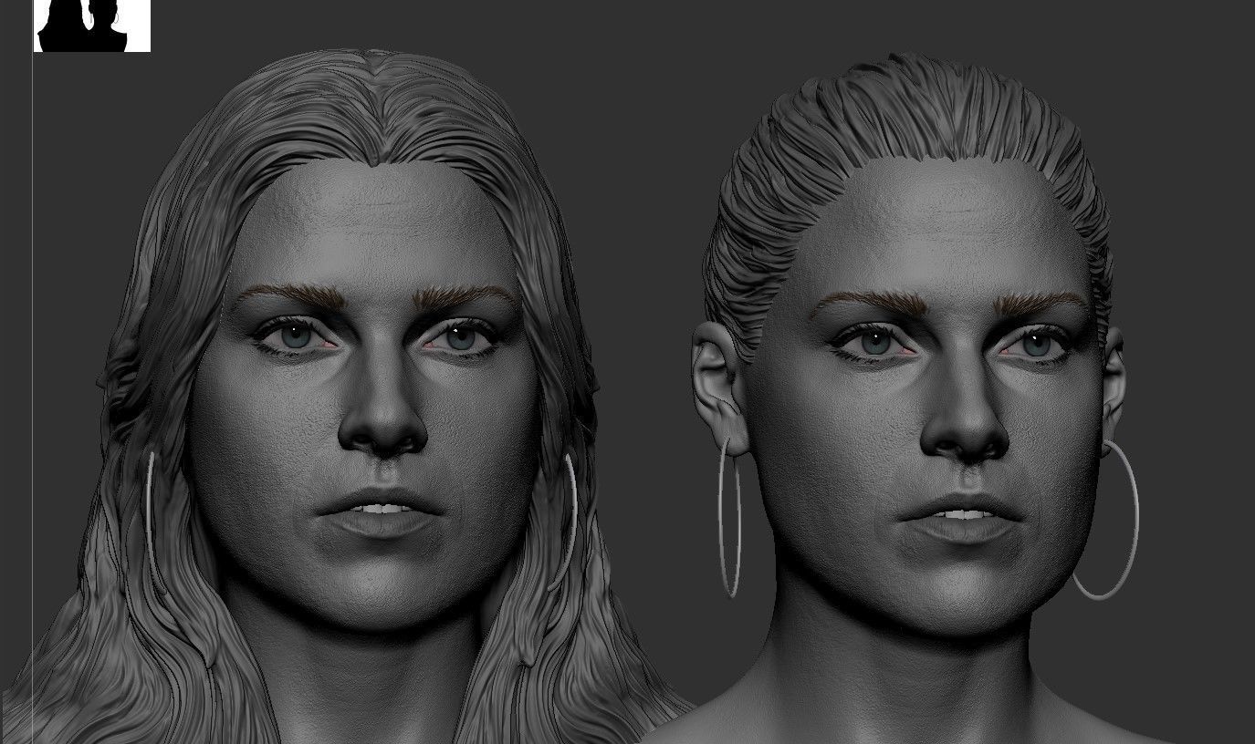 Ali Larter Likeness 3D model_5