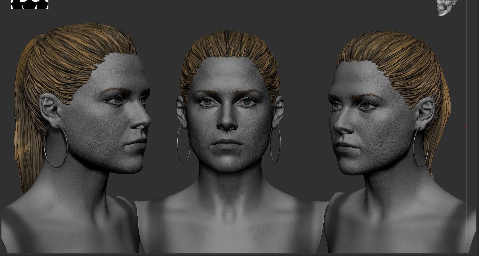 Ali Larter Likeness 3D model_1