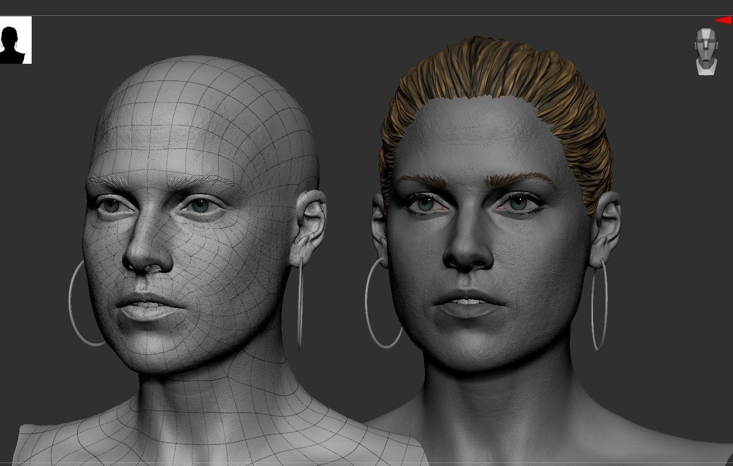Ali Larter Likeness 3D model_3