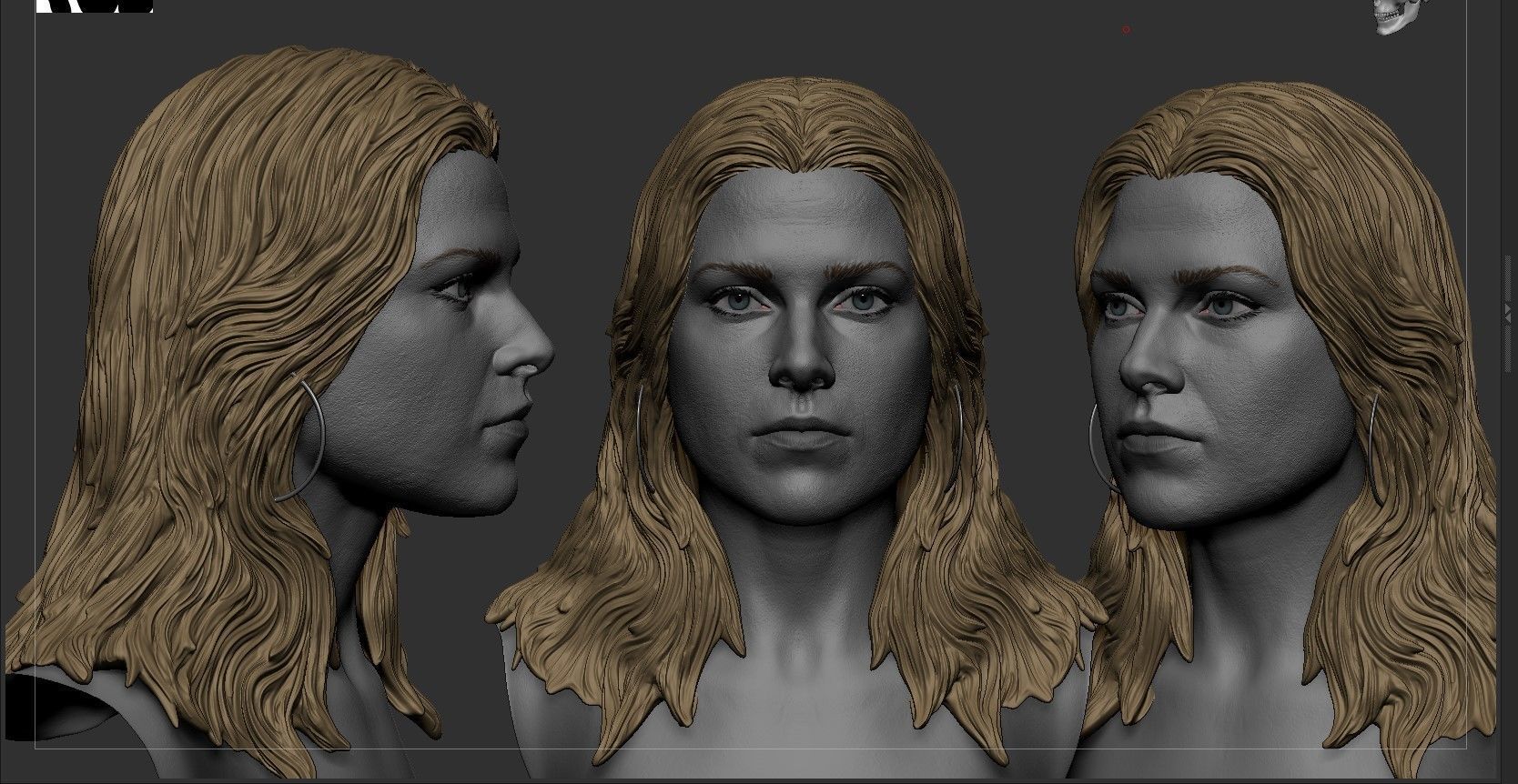 Ali Larter Likeness 3D model_2