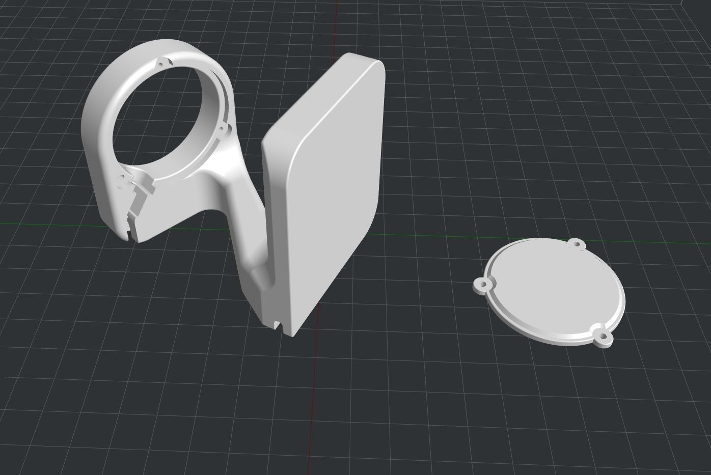 Huawei Watch GT3 charging DOC-station 3D print model_1