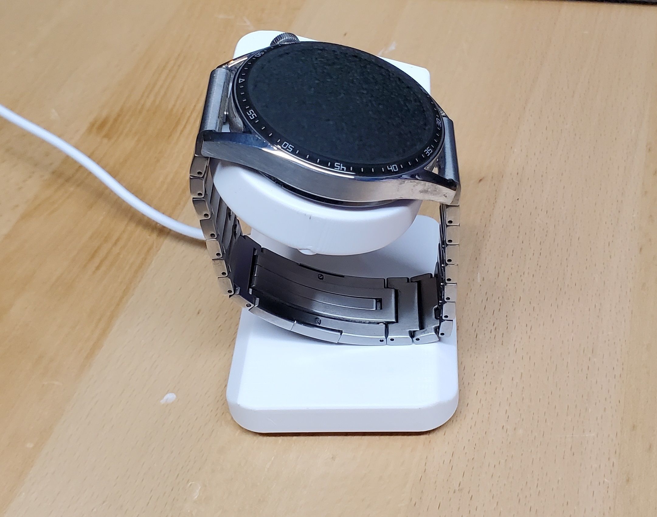 Huawei Watch GT3 charging DOC-station 3D print model_7
