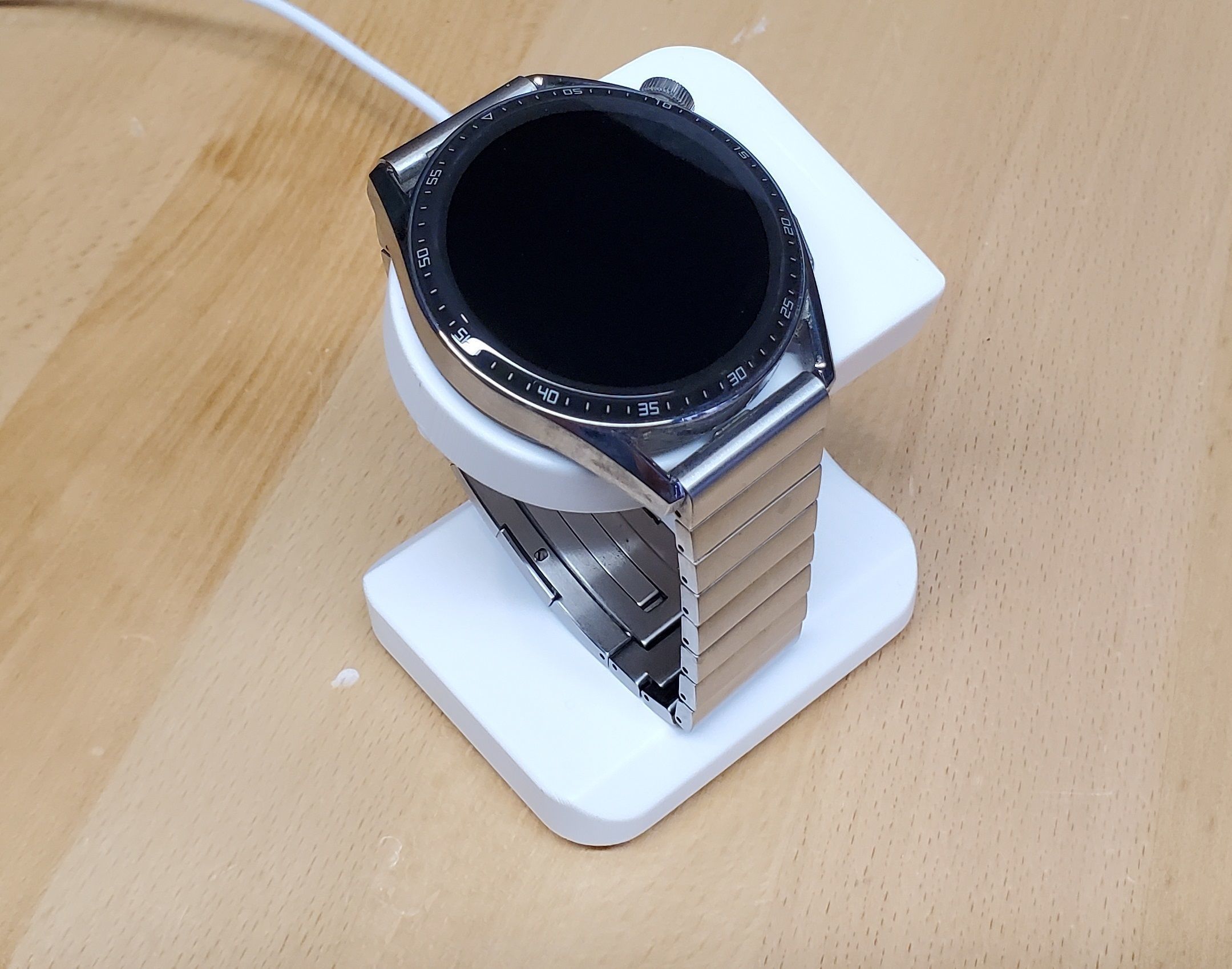 Huawei Watch GT3 charging DOC-station 3D print model_6