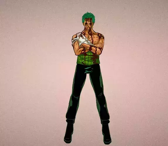 Zoro vs kuma pose