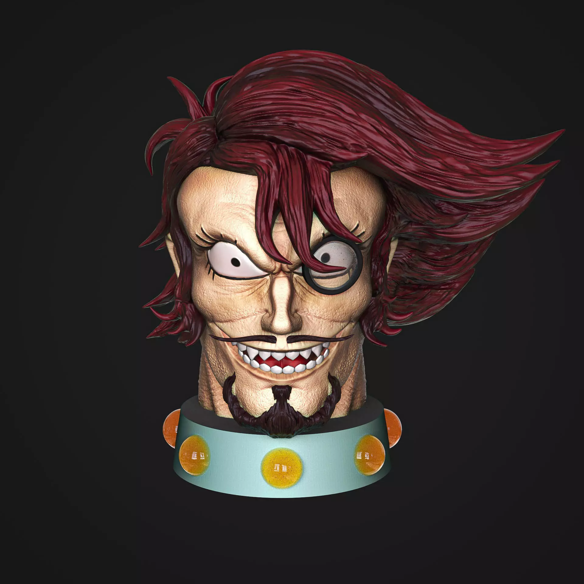 Conde Brocken head  Mazinger Z 3D print model