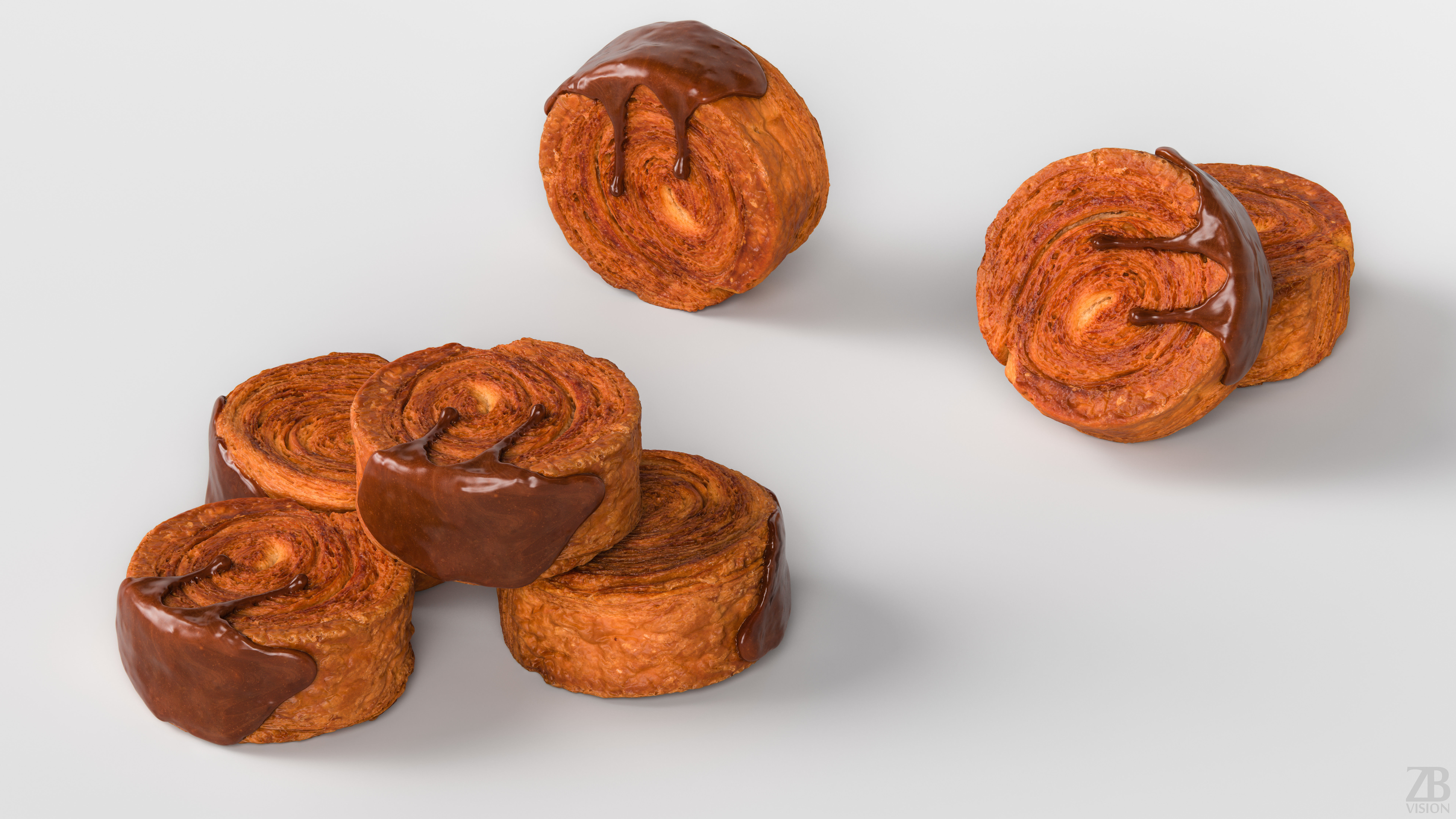 New York Roll 3D model_2