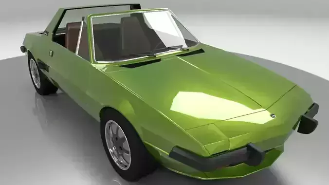 Fiat X1-9 1976 Lo-Poly