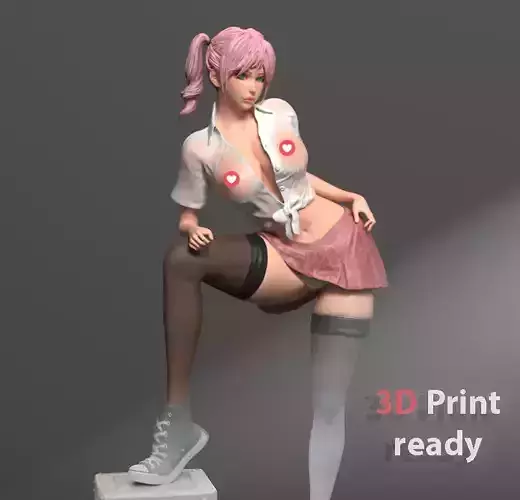 Pink Skirt 3D print model - Sweetie girl