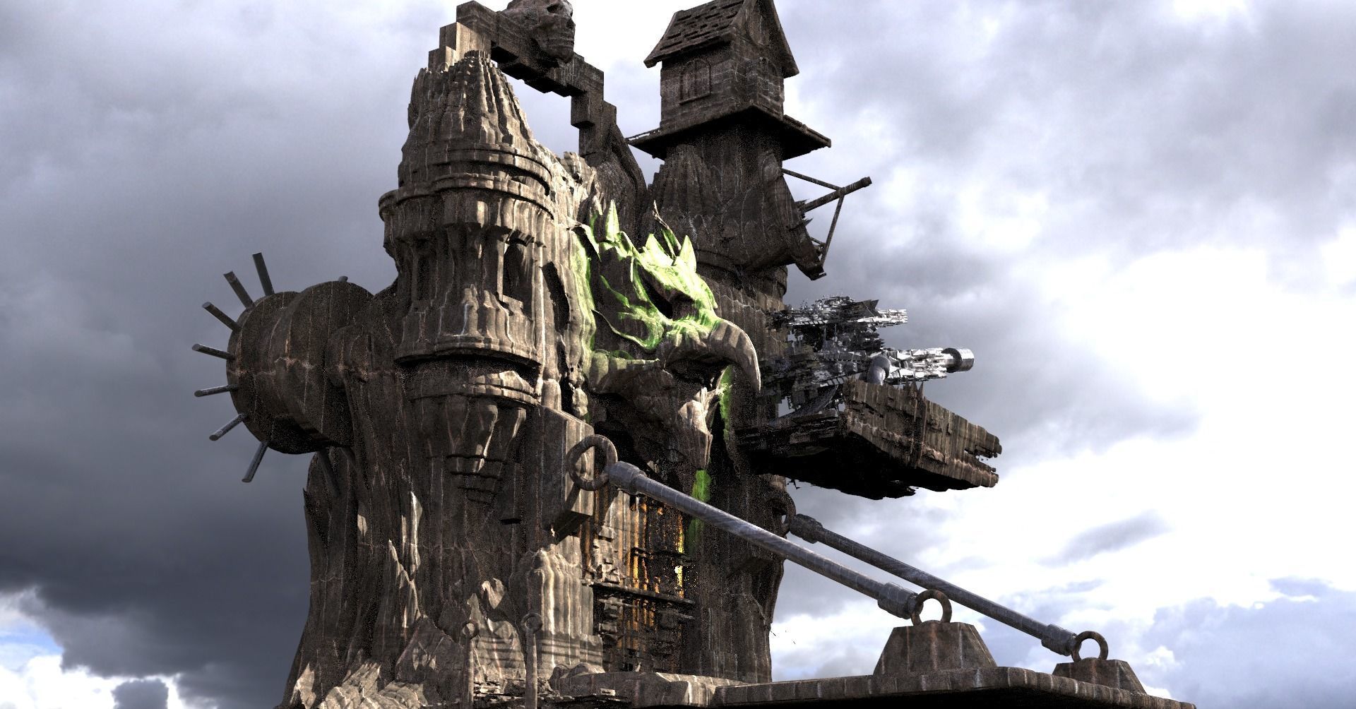 Raven Treehouse Full 3D model_1