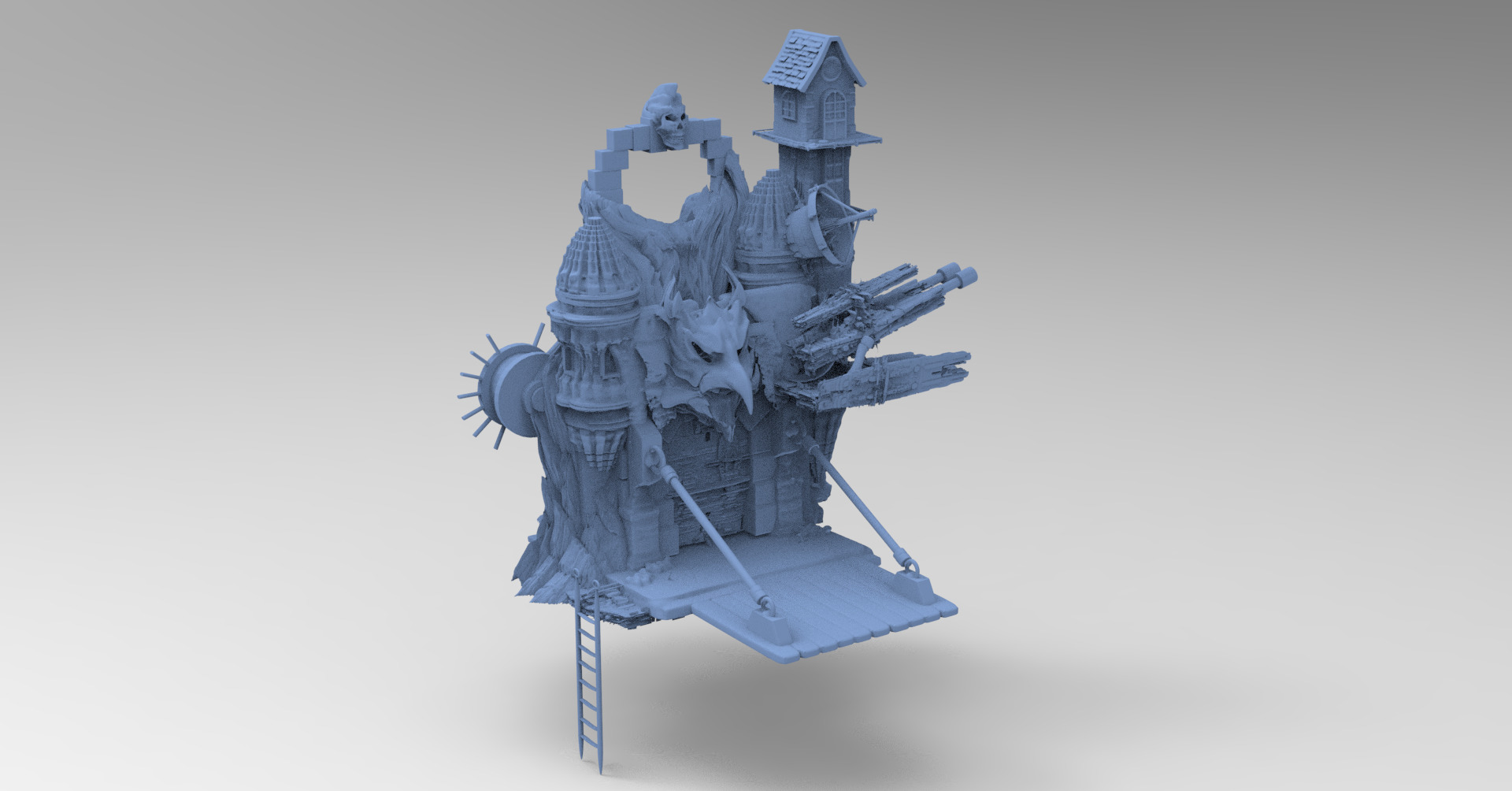Raven Treehouse Full 3D model_3