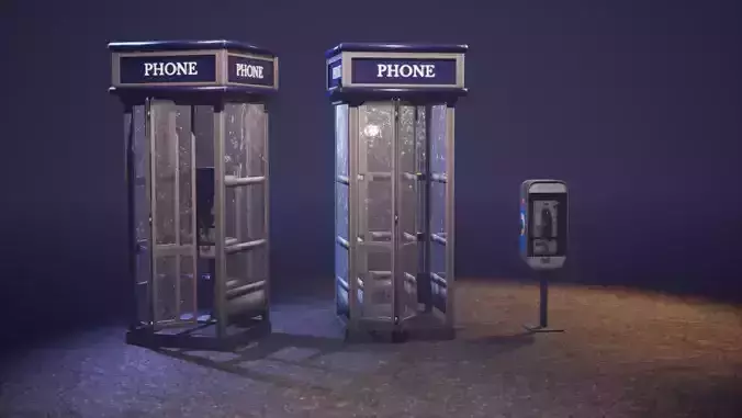 Stylized Pay Phone