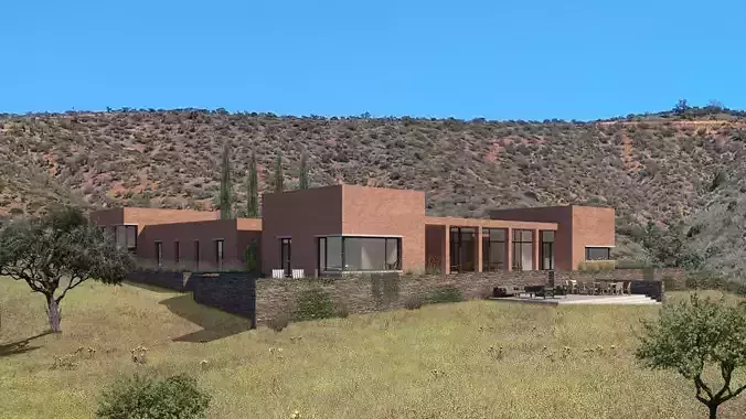 CL House Low-poly 3D model