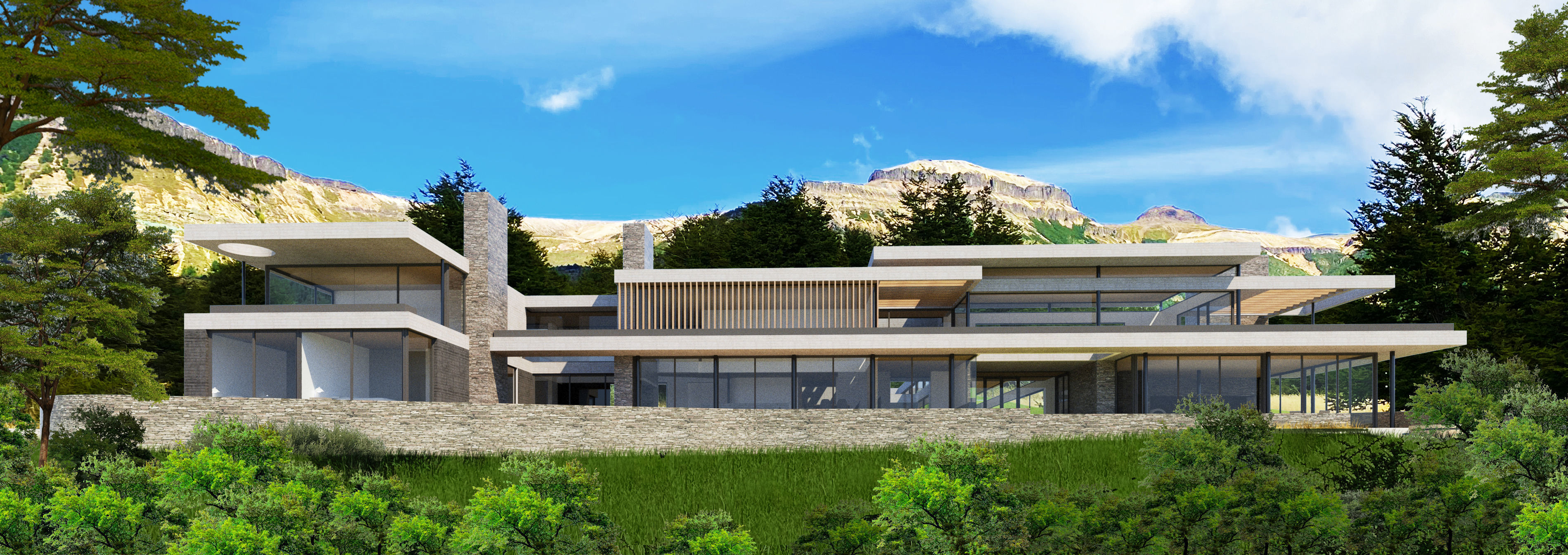 CY House Low-poly 3D model_1