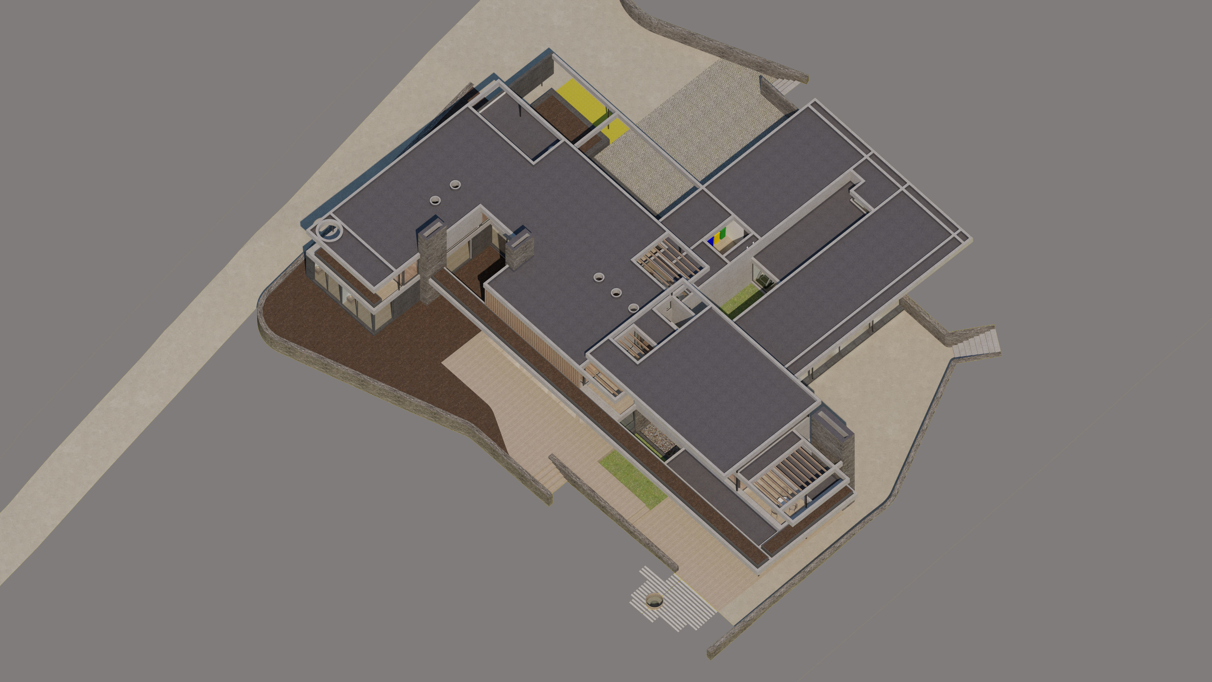 CY House Low-poly 3D model_16