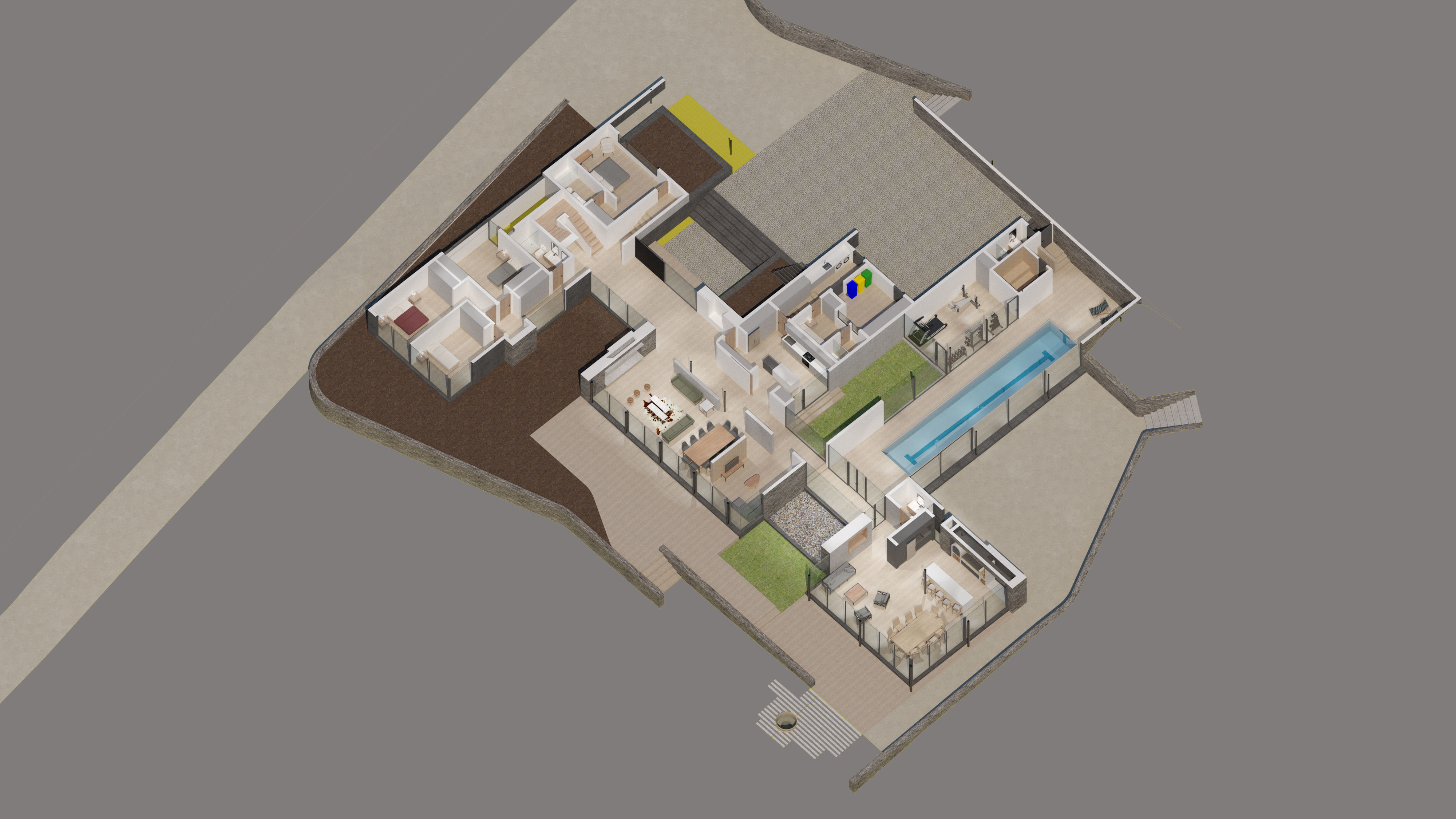 CY House Low-poly 3D model_18