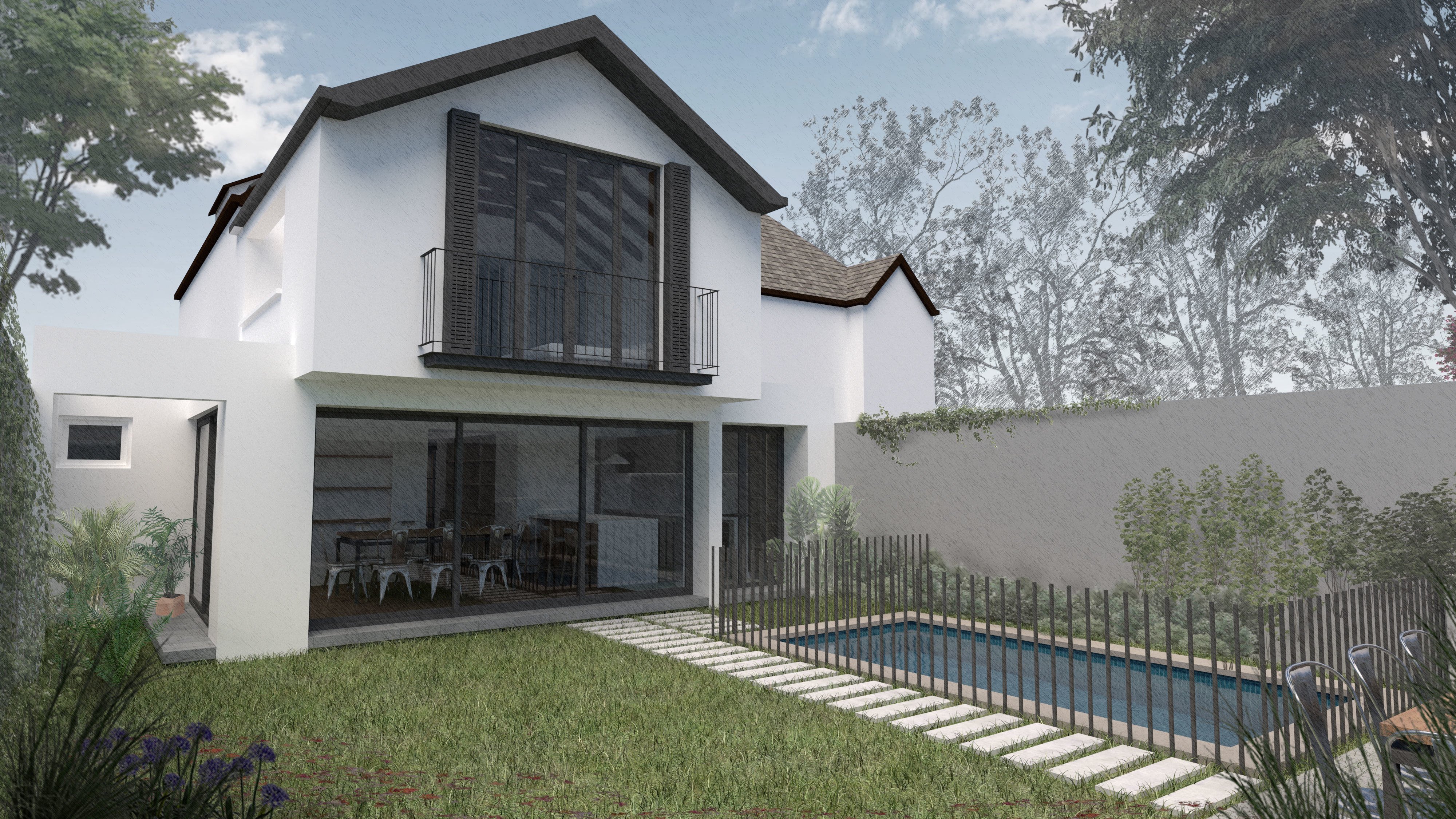 ML House Low-poly 3D model_1