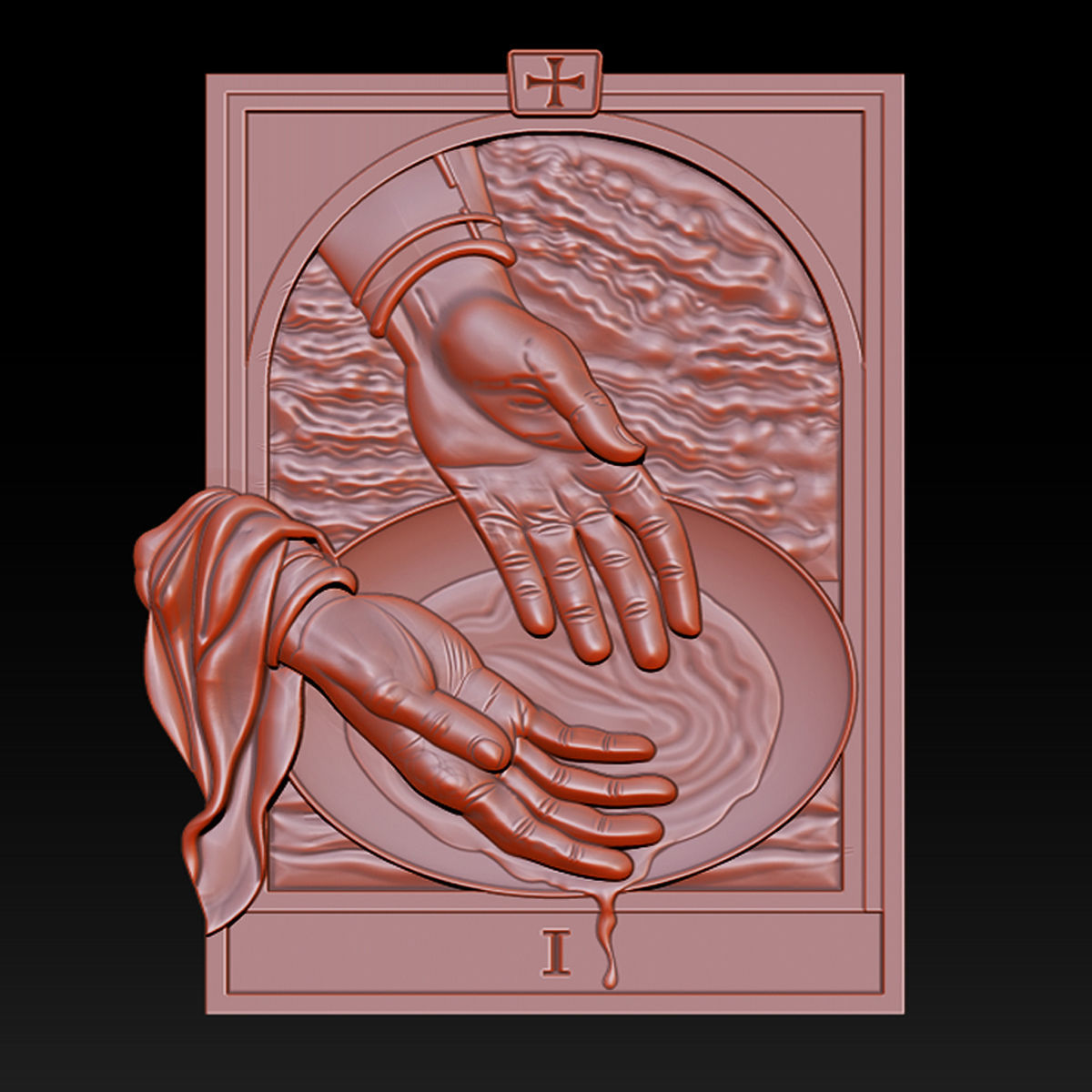 Medium - Station of Cross I 3D print model_9