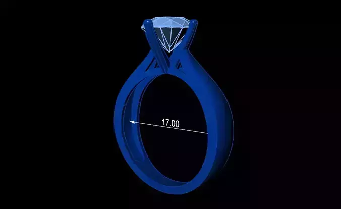 Women Ring 3D print model