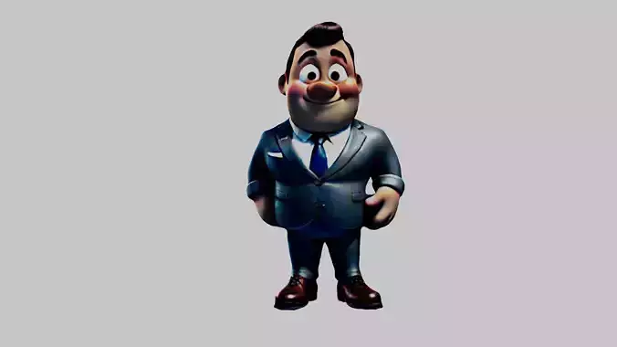 Cartoon Character Fat Boy