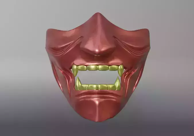 Half Mask Oni   3D model
