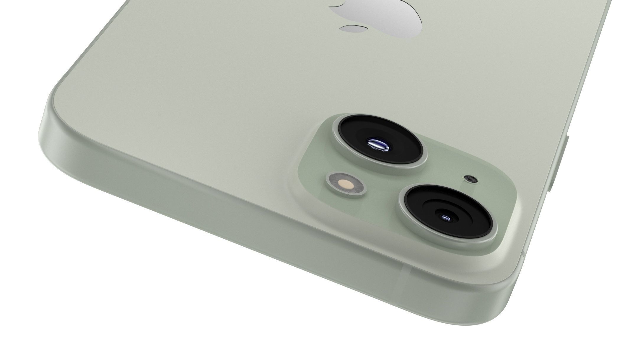 Apple iPhone 15 Green 3D model_6