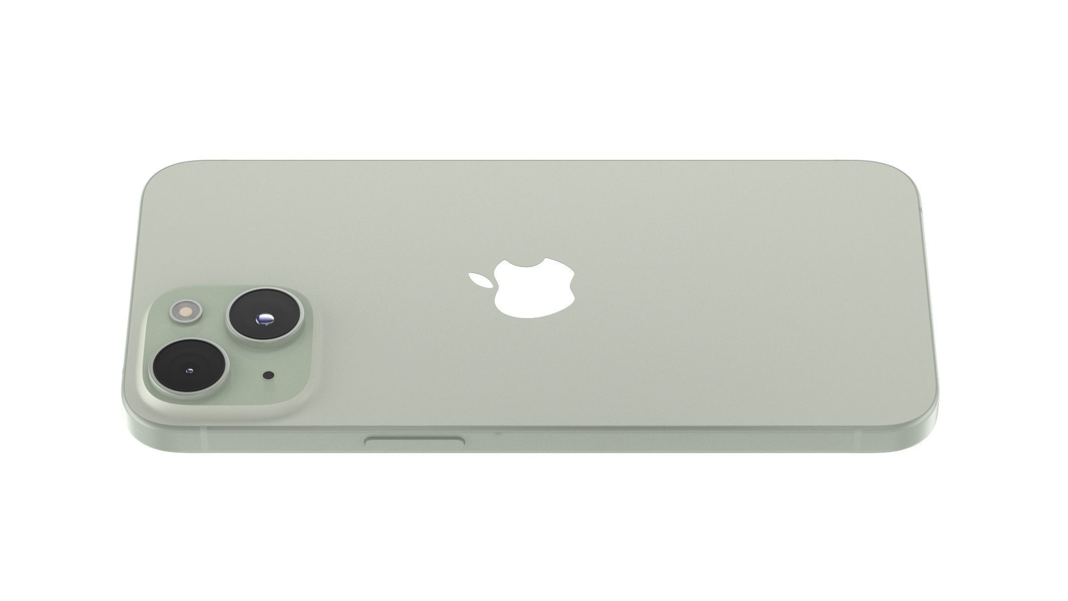 Apple iPhone 15 Green 3D model_2