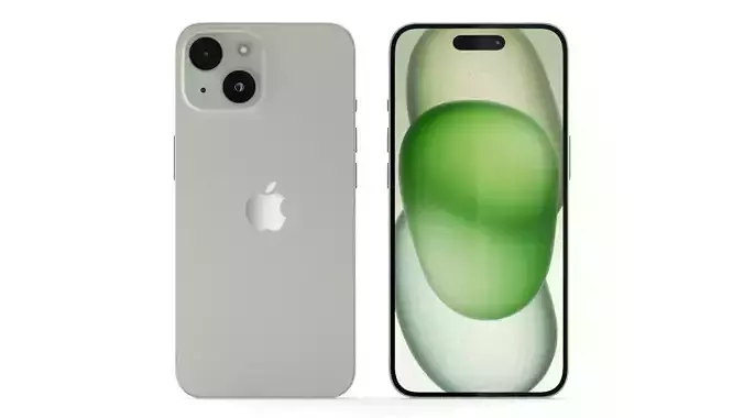 Apple iPhone 15 Green 3D model