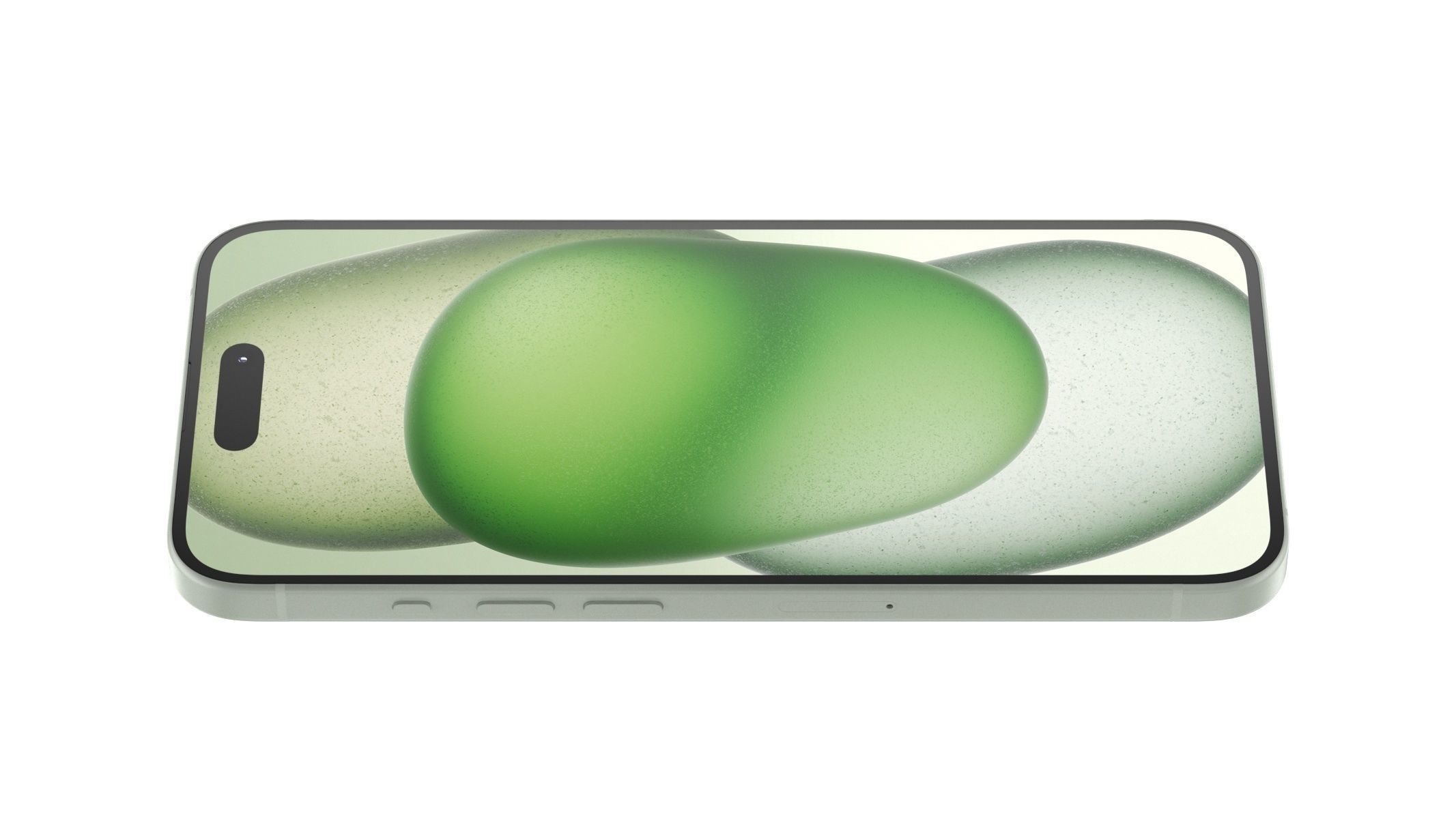 Apple iPhone 15 Green 3D model_3