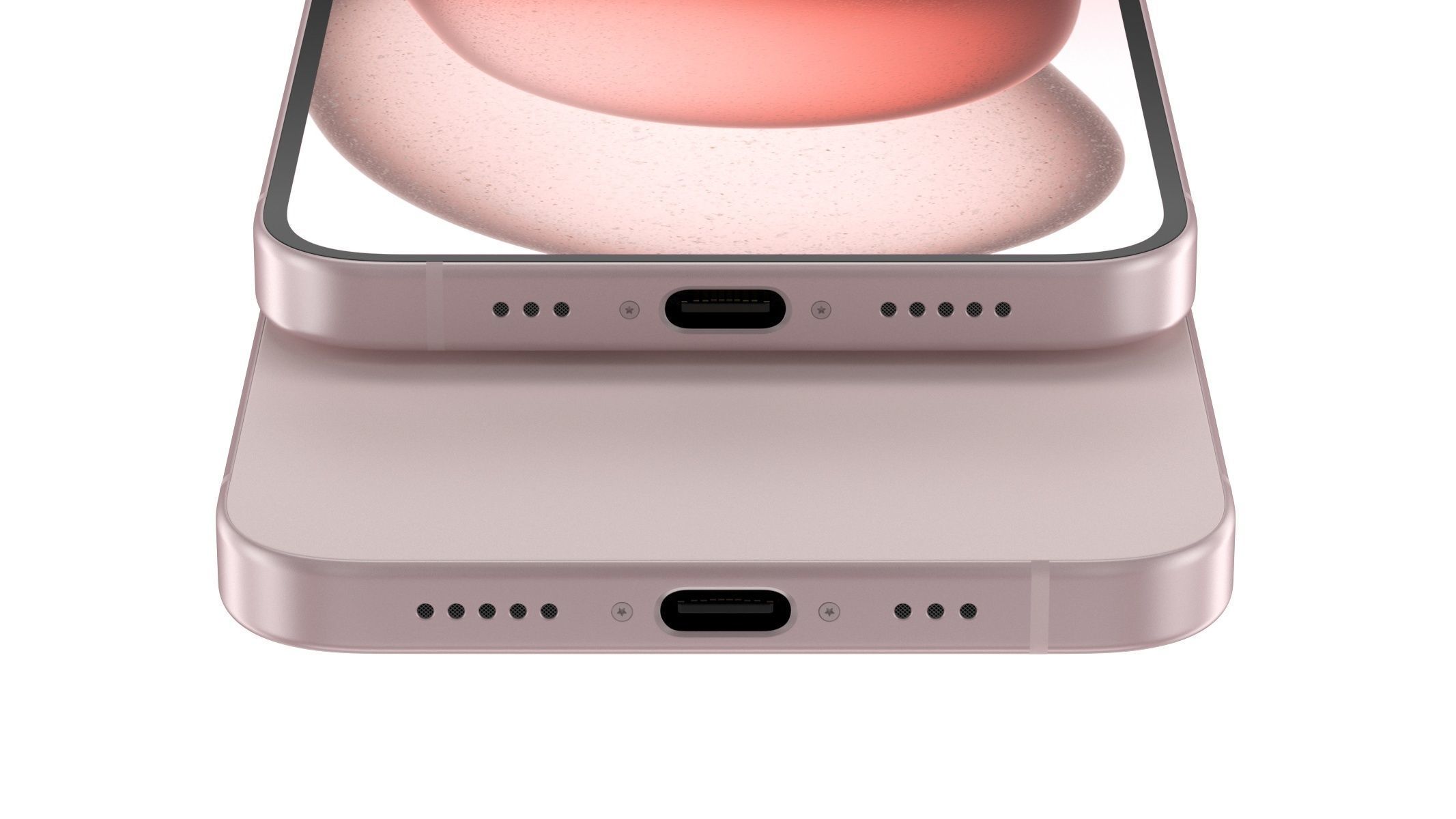 Apple iPhone 15 Pink 3D model_9