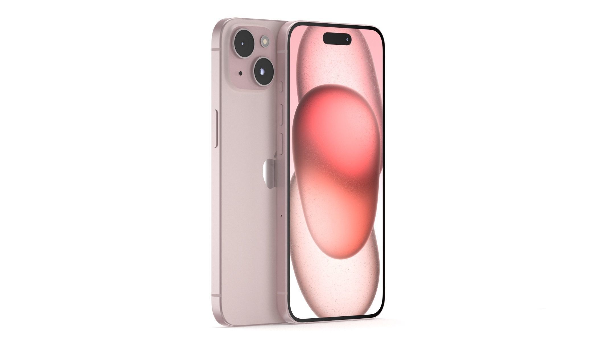 Apple iPhone 15 Pink 3D model_1