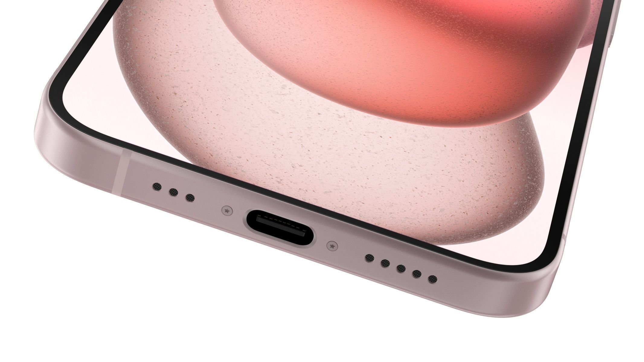 Apple iPhone 15 Pink 3D model_5