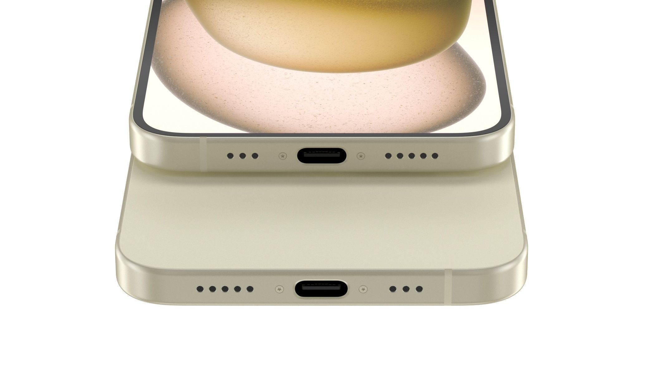 Apple iPhone 15 Yellow 3D model_9