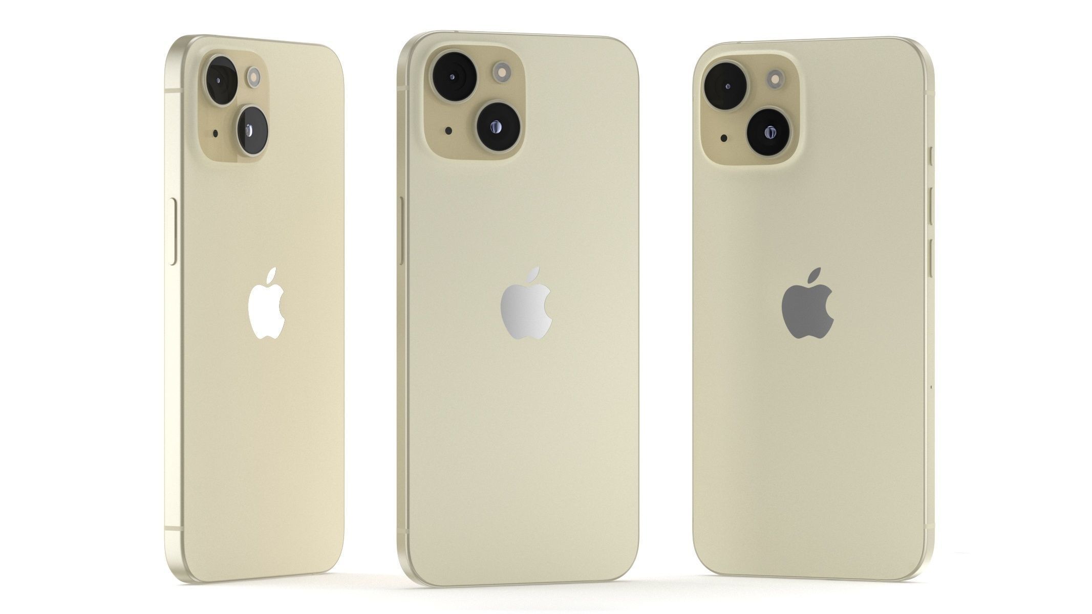 Apple iPhone 15 Yellow 3D model_8