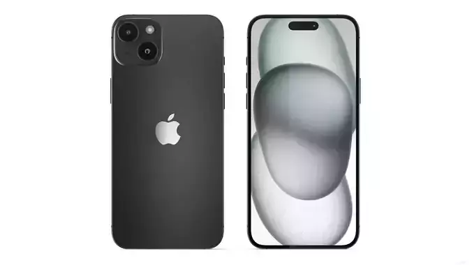 Apple iPhone 15 Plus Black 3D model