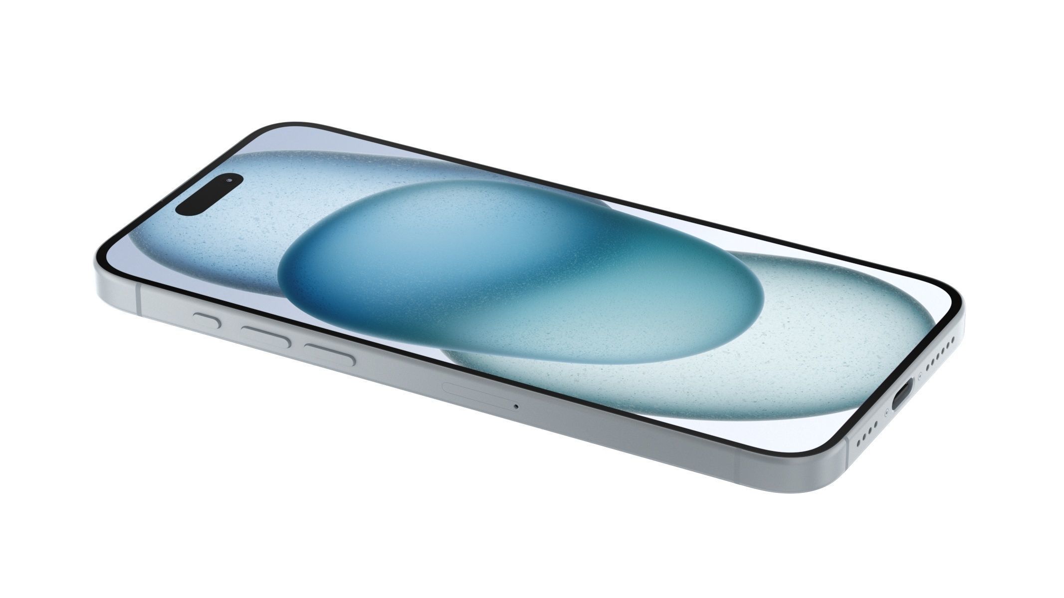 Apple iPhone 15 Plus Blue  3D model_4