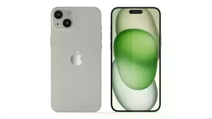  Apple iPhone 15 Plus Green 3D model