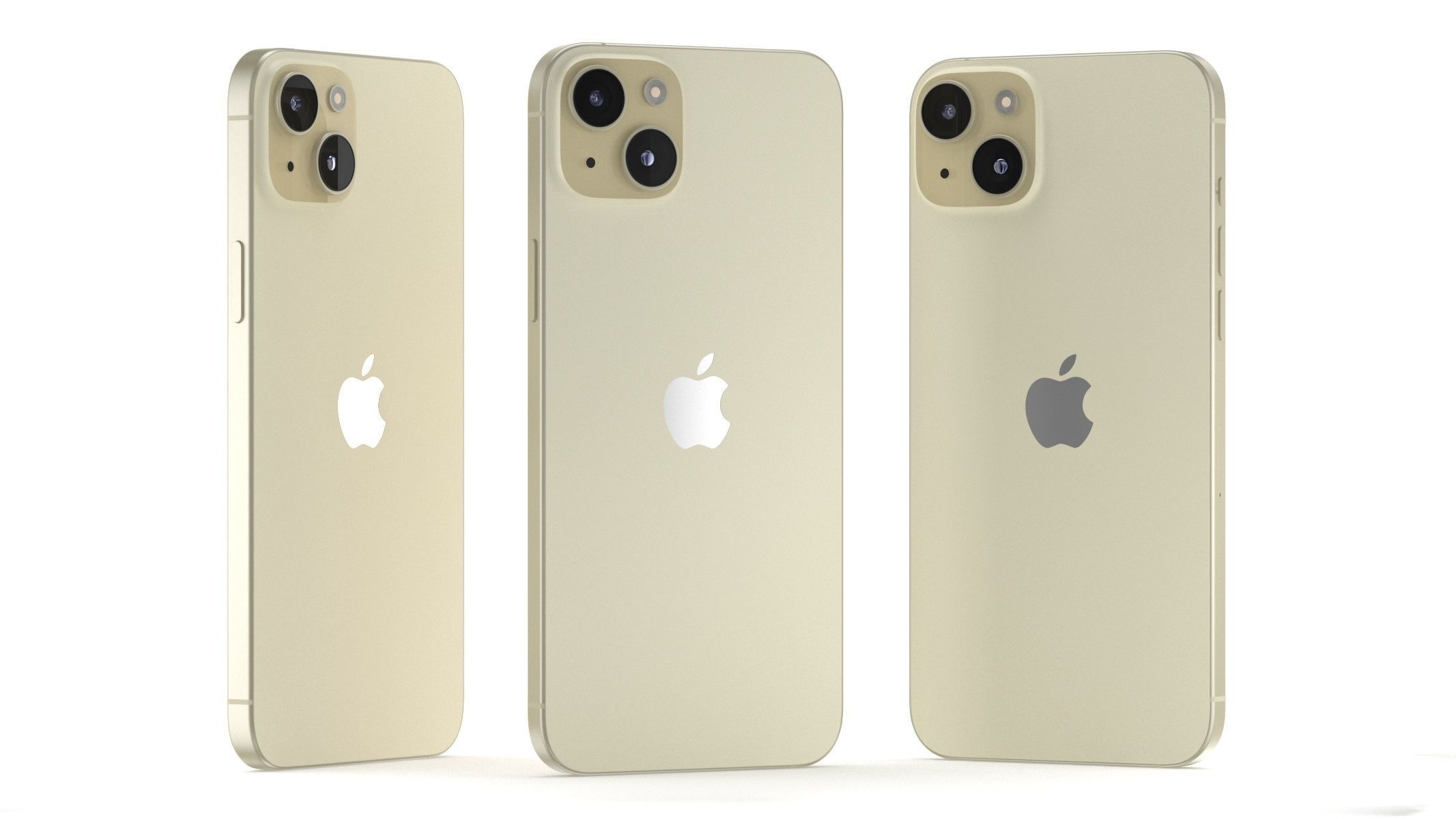 Apple iPhone 15 Plus Yellow 3D model_8