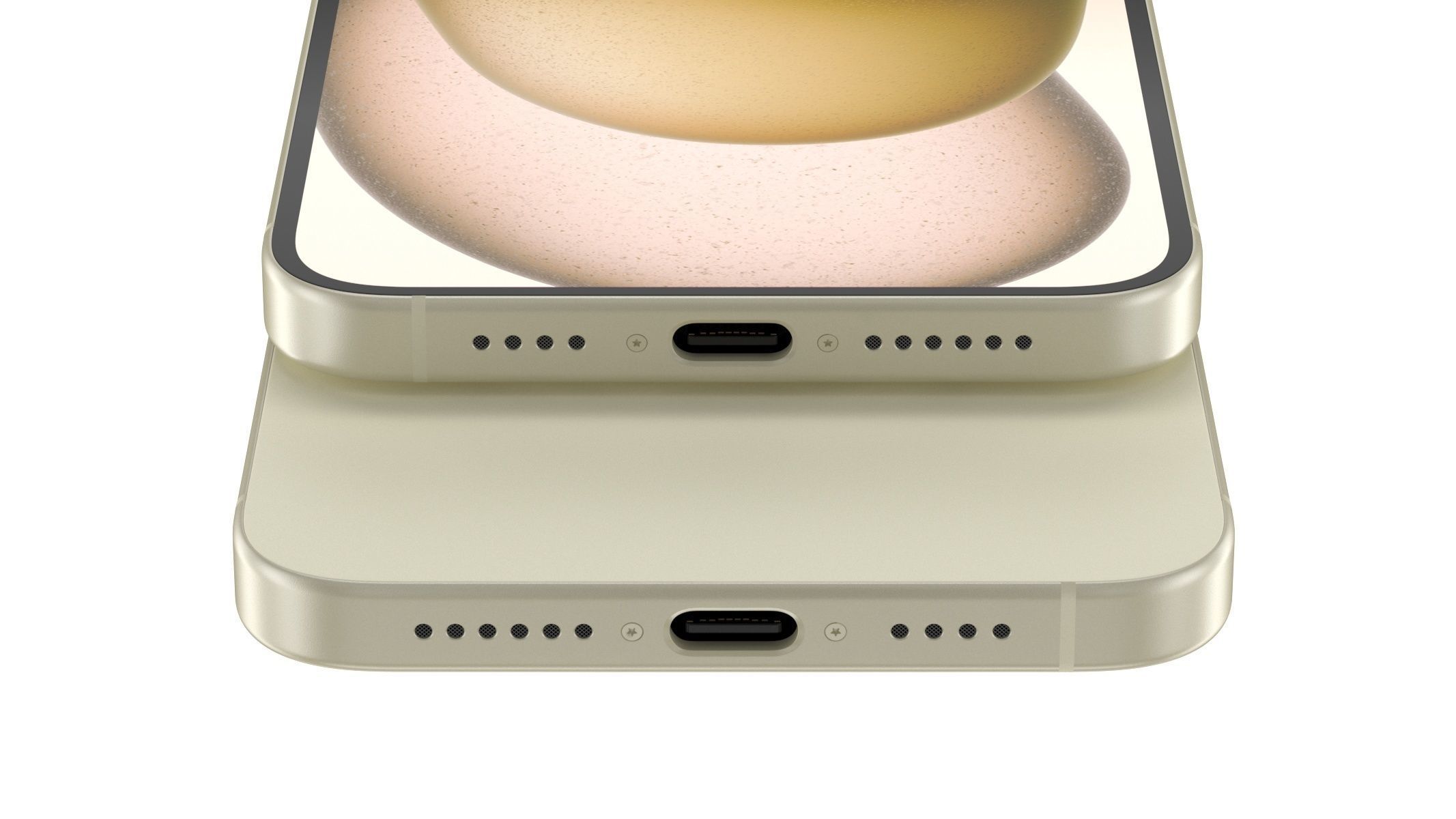 Apple iPhone 15 Plus Yellow 3D model_9