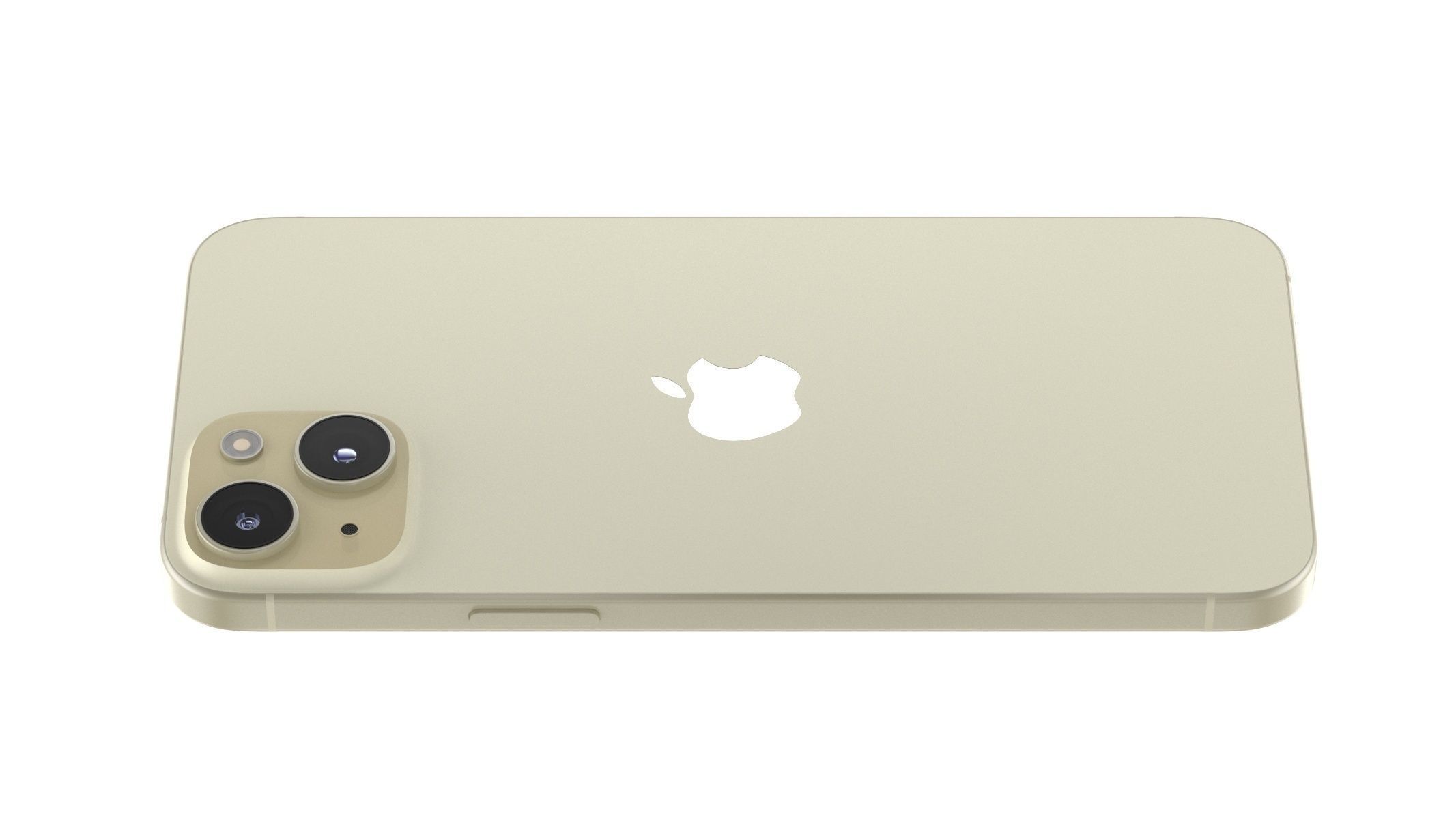 Apple iPhone 15 Plus Yellow 3D model_2